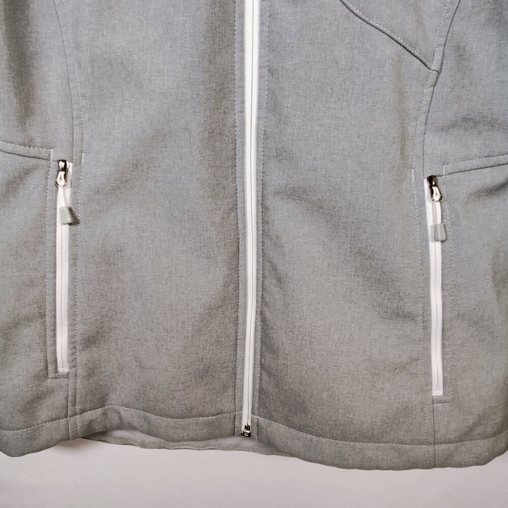 The North Face Women's‎ Medium Gray Windwall Fulll Zipper Jacket - Picture 3 of 13